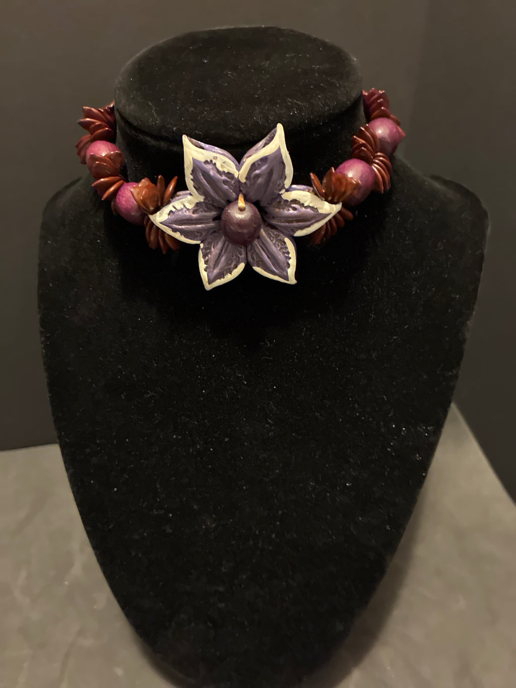 Hawaiian Vintage Flower Bracelet
