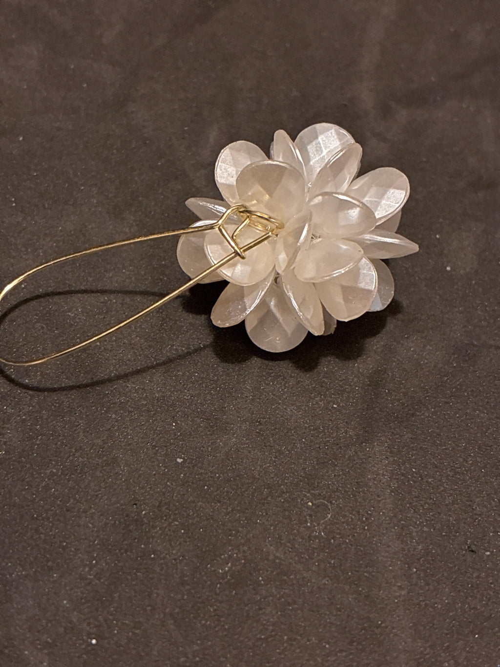 Vintage Petal Style Dangle Earrings