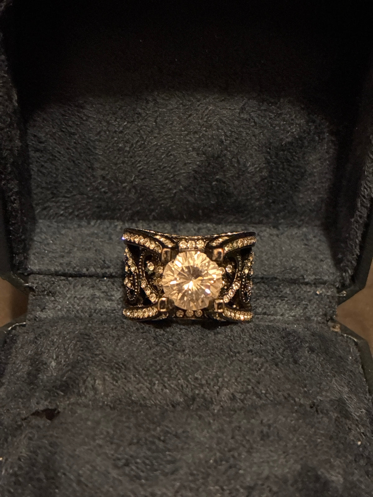 Black Statement Ring