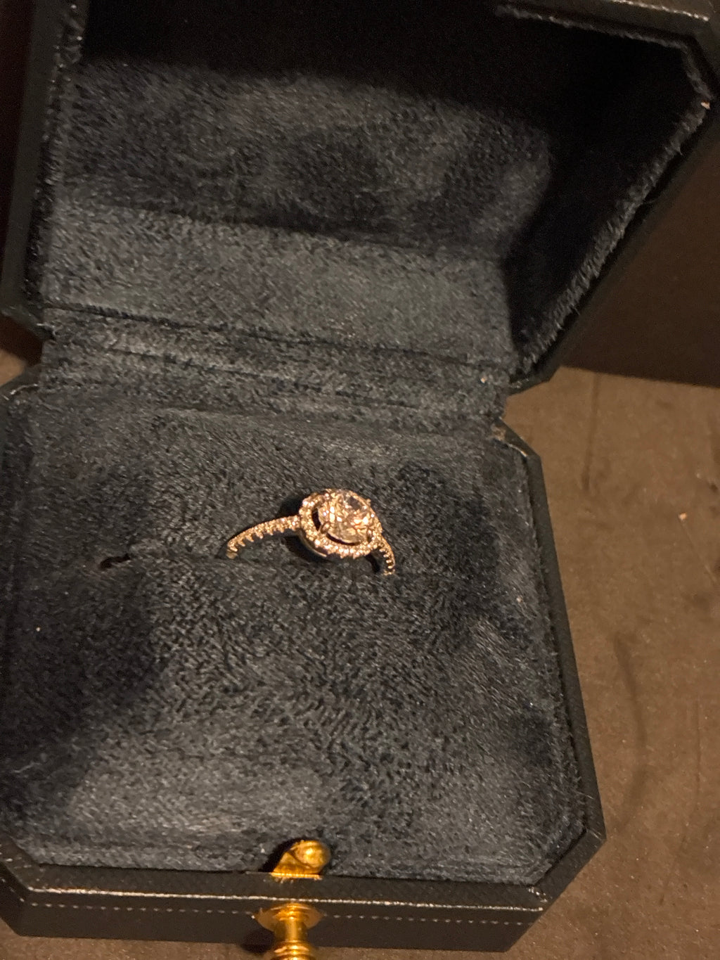 Vintage Plastic Flower Ring