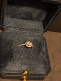 Vintage Plastic Flower Ring
