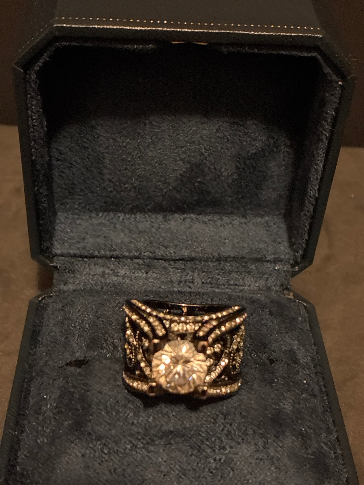Black Statement Ring