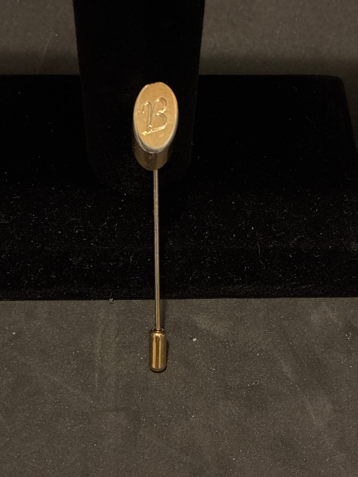 Vintage Stick Pin With Letter B