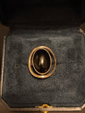 Vintage Silver Onyx Cocktail Ring