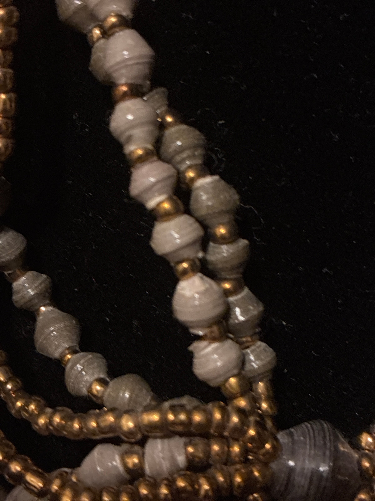 Grey Bead Necklace