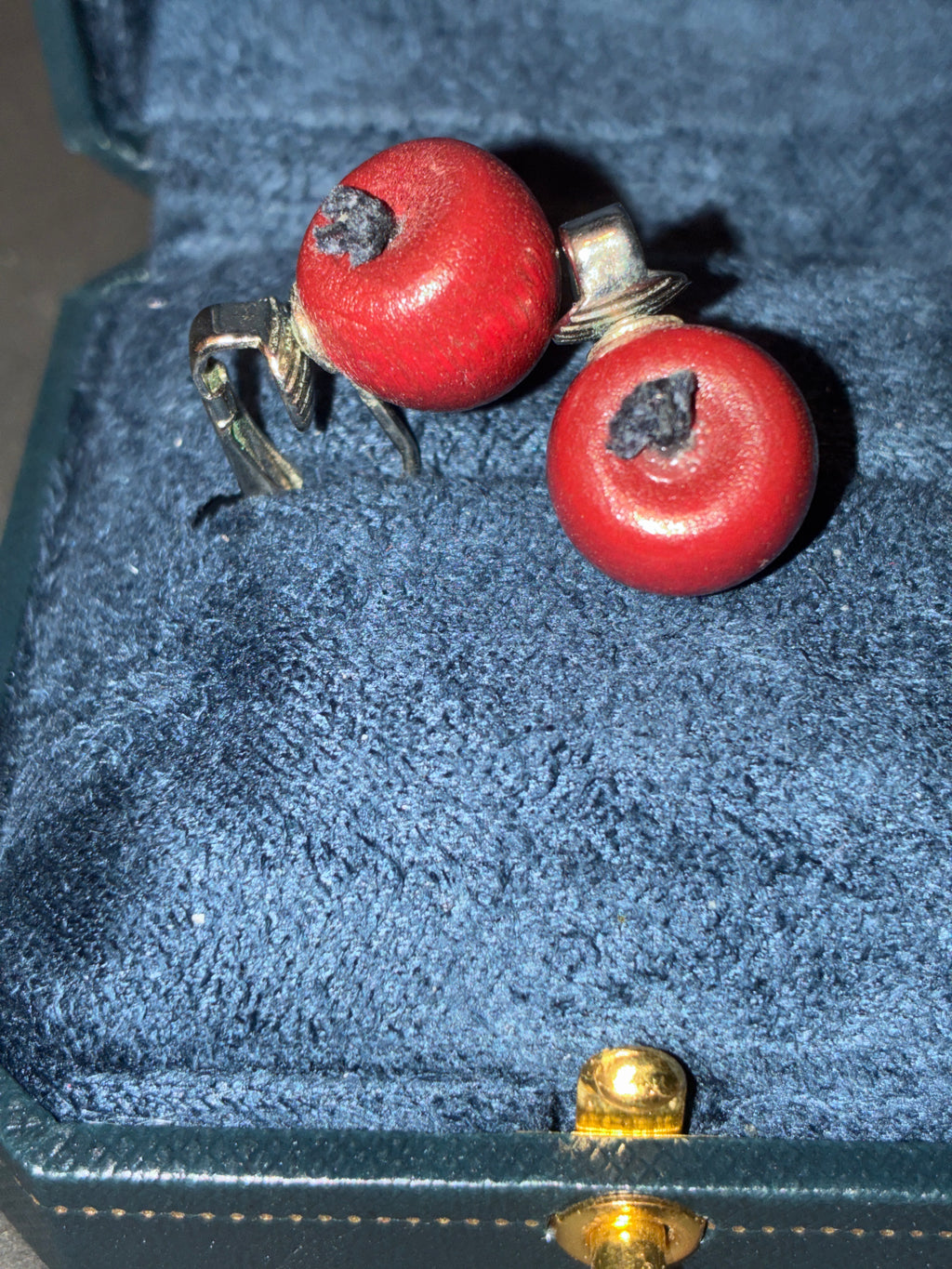 Apple Clip on Earrings
