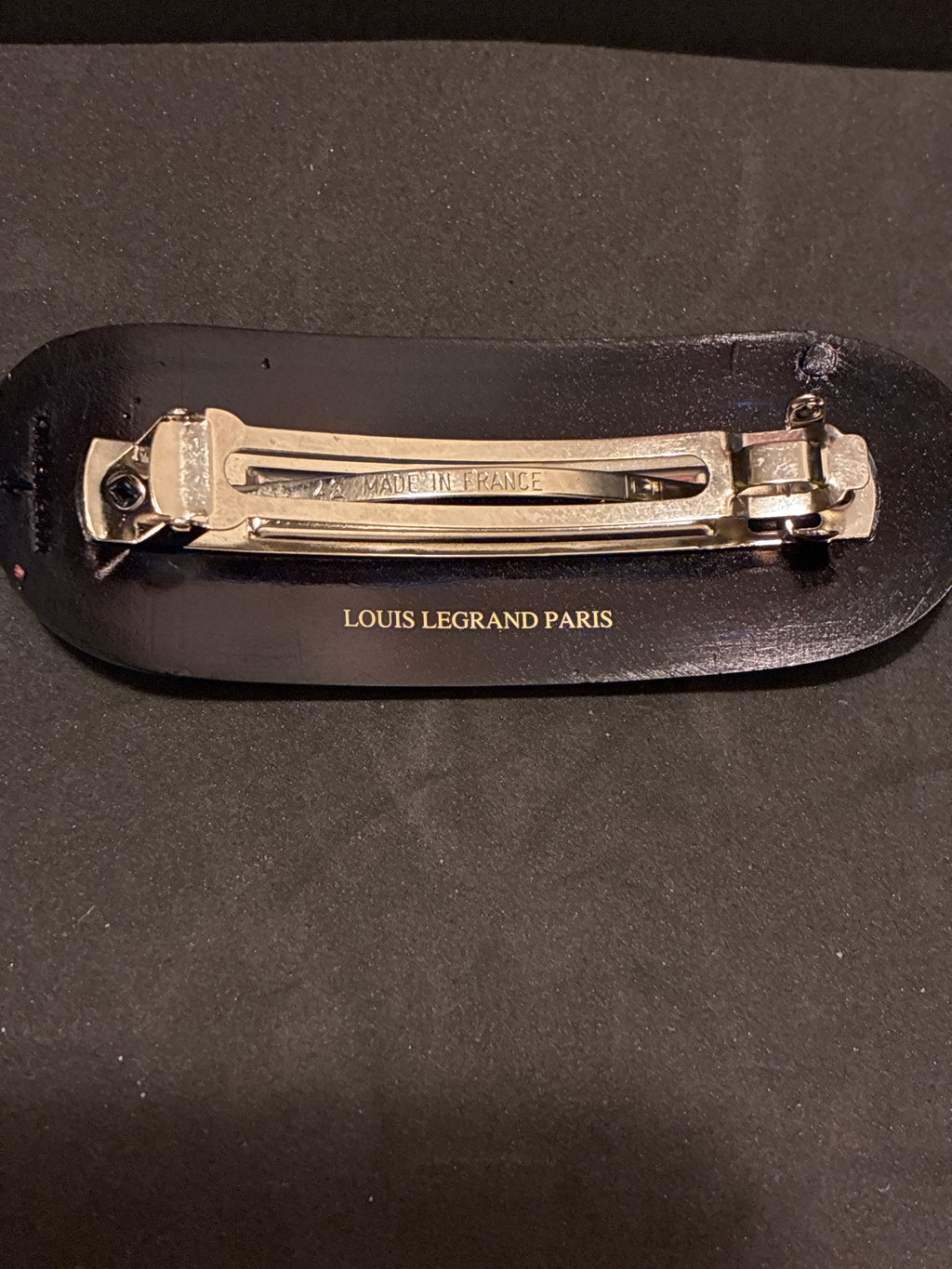 Louis Legrand Paris Vintage Blue Hair Barrette