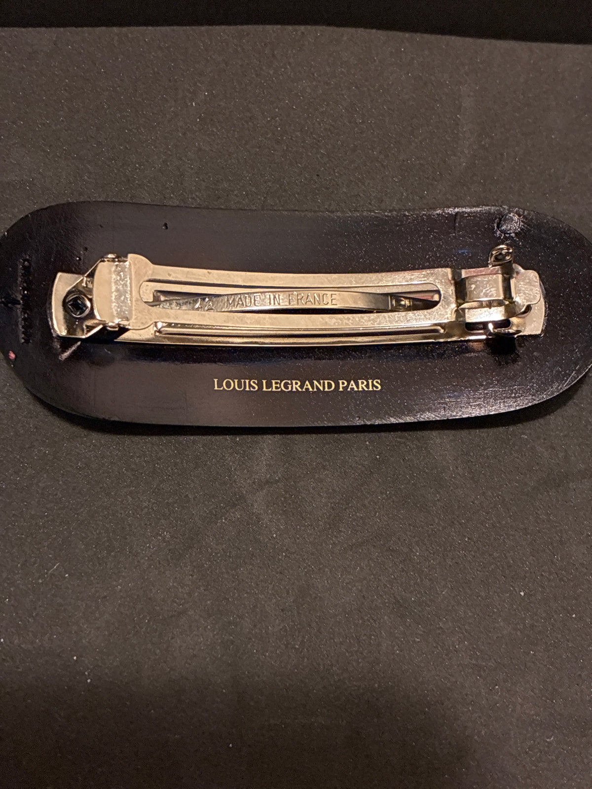 Louis Legrand Paris Vintage Blue Hair Barrette