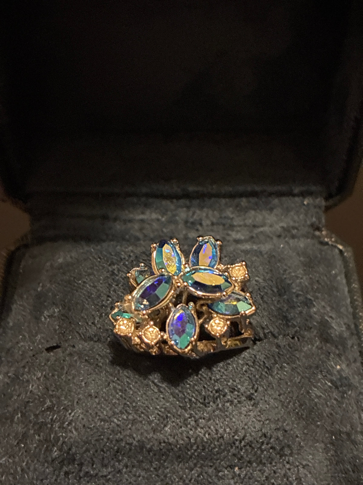 Vintage Park Lane Crystal Ring