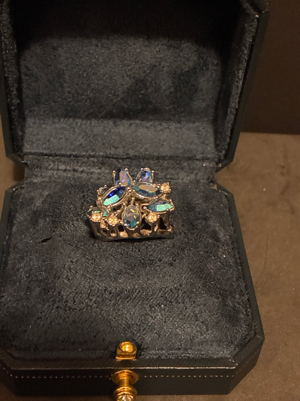 Vintage Park Lane Crystal Ring