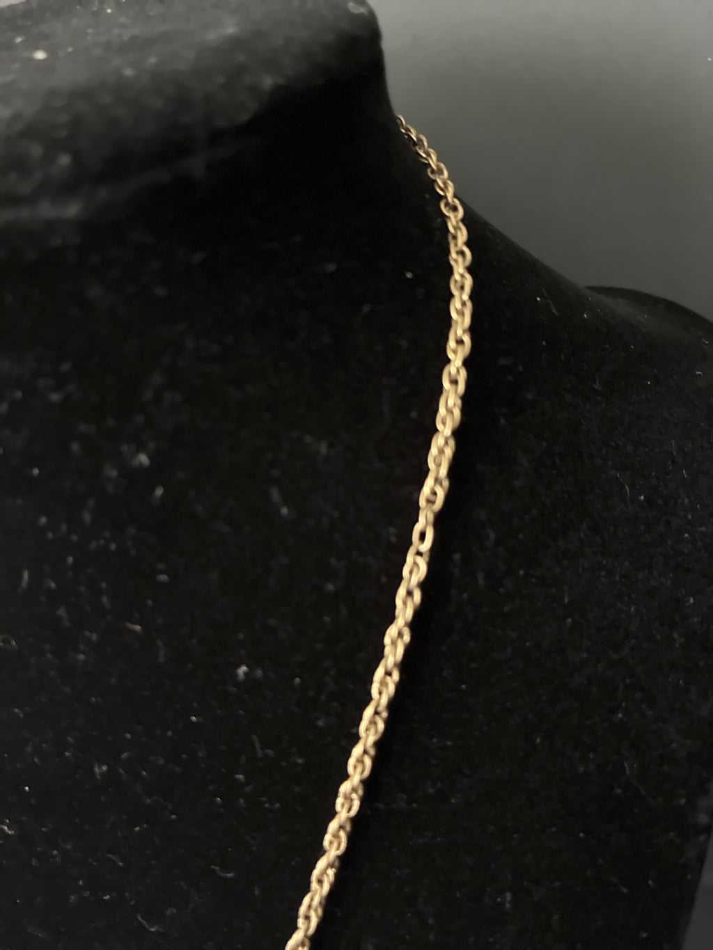 Vintage J Crew Long Drop Necklace With Rhinestones