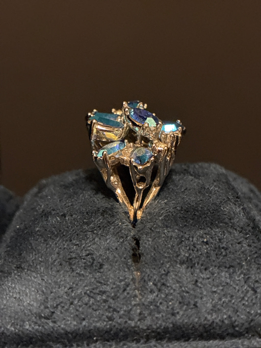 Vintage Park Lane Crystal Ring