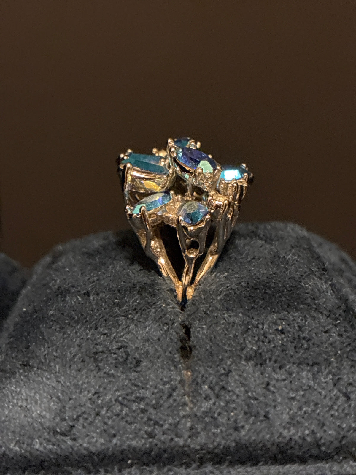 Vintage Park Lane Crystal Ring